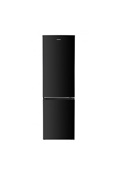 Heinner Frigider 253L, Clasa E, Full No Frost, LED, Cu Două Fețe , 180cm, Negru