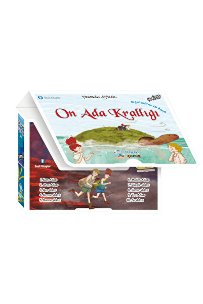 fenomen çocuk ÜÇGEN - ON ADA KRALLIĞI + POSTER HEDİYELİ (10 KİTAPLI OKUMA SET...