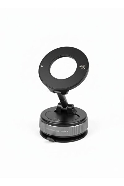 Akormia Yeni Nesil Vakumlu ve Mıknatıslı Göğüs Üstü Telefon Tutacağı - Siyah