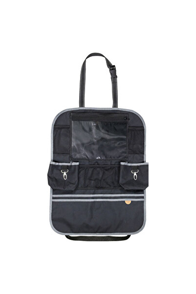 Moon منظم مقعد الطفل الخلفي - قماش قطني أسود