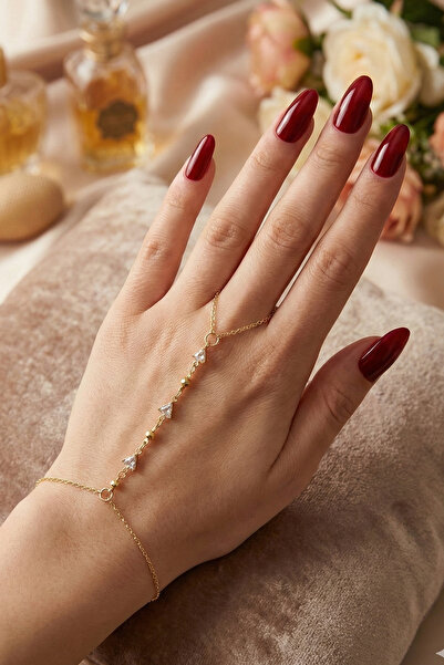 M Miel Kadın Taşlı Zarif Şahmeran