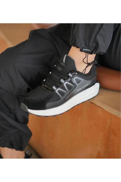 SOLAZER Women's Lightweight High-Soled Lace-Up Comfortable Insole Sneaker Spo...