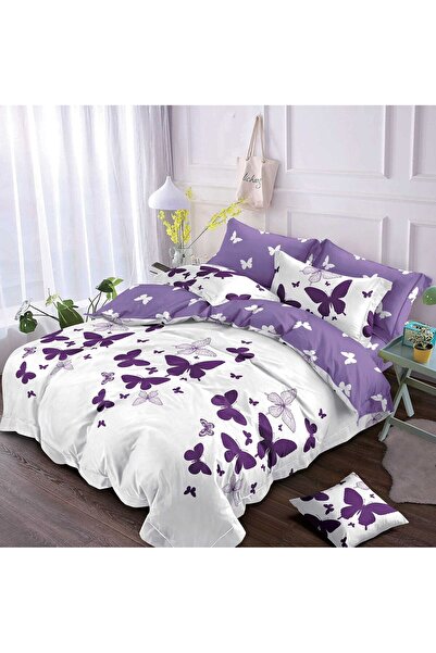 Pucioasa Double Duvet Cover Set , sulphurous, satin Cotton , 6 pieces