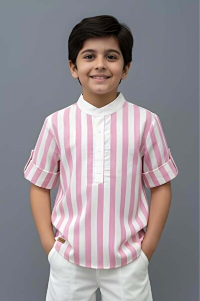 Alesaei-mondo tondo (Boys' striped shirt 4155)