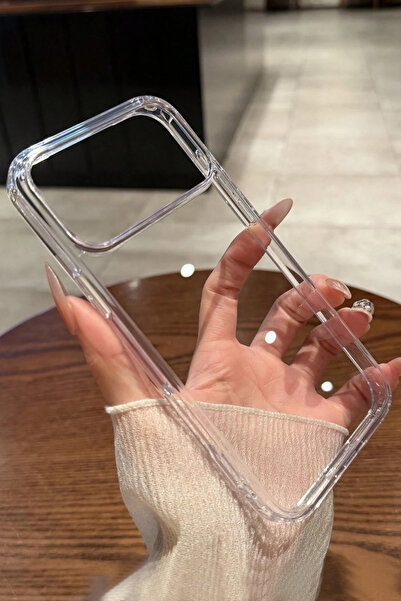 KVK PRİVACY Iphone 17 Pro Max Kılıf Sert Şeffaf Sararmaz İnce Kılıf Premium U...