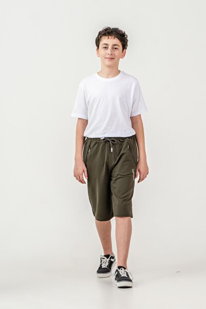 Mışıl Kids Sport Printed Pockets Zippered Boys' Shorts