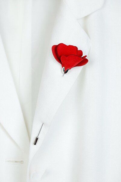 HAIArt Picotee Brooch - Fiery Red