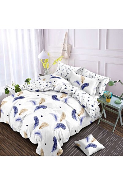 Pucioasa Double Duvet Cover Set , sulphurous, satin Cotton , 6 pieces