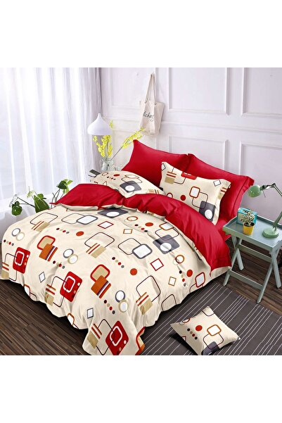 Pucioasa Double Duvet Cover Set , sulphurous, satin Cotton , 6 pieces