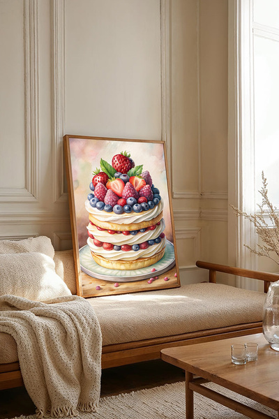 Dekorsiahome Επιτραπέζια ζωγραφιά με ξύλινο πλαίσιο ενός τεμαχίου TK3060