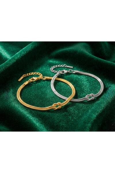 shopidik Knot of Destiny: the Elegant Chain Bracelet That Unites You Together