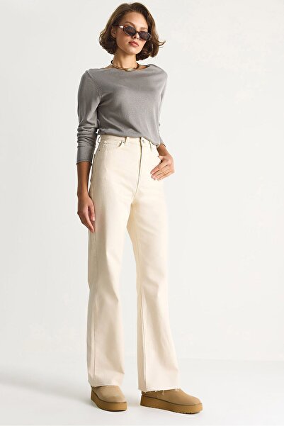 Hiccup LUCCI High-Leg straight-leg Denim pants
