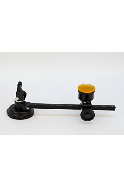 GAZLI CAM KESME PERGELİ SİYAH 40 cm'lik