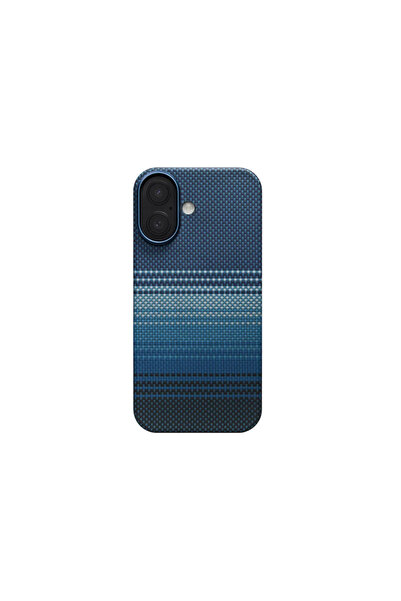 zore iPhone 17 Kılıf M-safe Şarj Aramid Fiber Pitaka Tactile Woven Sunset-Moo...