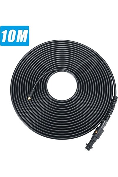 Shopi MUNTAQI Pressure Washer Sewer Drain Cleaning Hose Tube Black 10meter