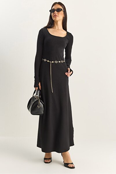 Hiccup LUCCI Maxi A-Form Knited Dress