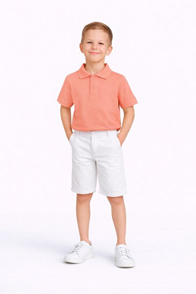 Nacar 23 Nisan 29 Ekim Gösteri Kıyafeti Erkek Çocuk Polo Yaka Tişörtlü Şortlu...