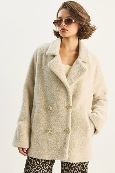 Hiccup LUCCI oversized textured jacket