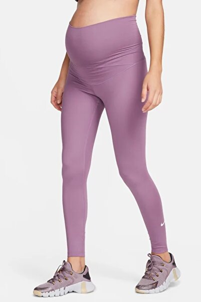 Nike One Women's High Rise Leggings Maternity High Waisted Pregnant Women's L...