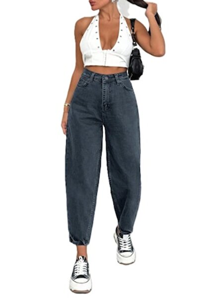 StreetWear Outlet Women's High Waist Balloon Jeans