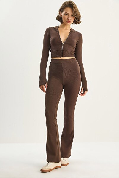 Hiccup LUCCI two-piece set in Cotton and lycra with High-Leg and ribbed details