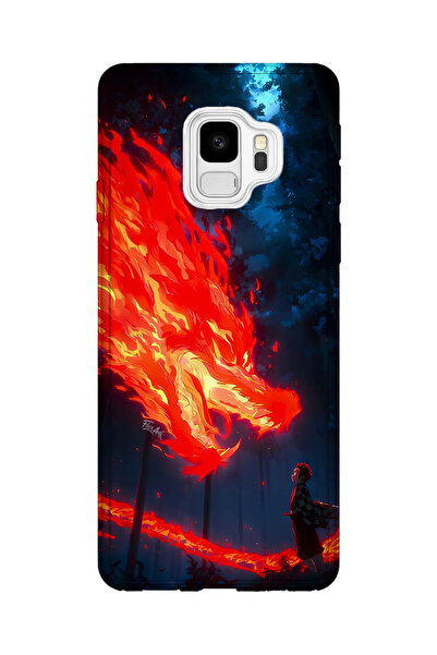 lelia حافظة هاتف شفافة مطبوعة متوافقة مع هاتف سامسونج جالاكسي S9 |   المجموعة...