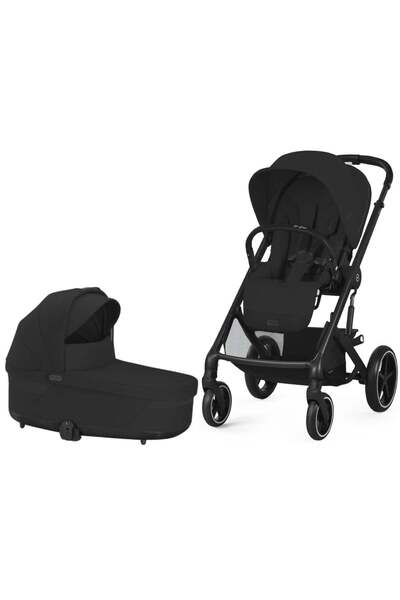 Cybex Gold Cybex Balios S Lux 2 σε 1 καρότσι μαύρο/moon μαύρο