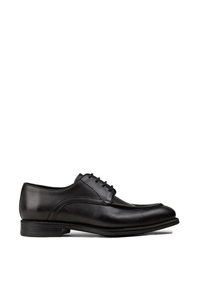 Deery Men's Genuine Leather Black Classic Shoes