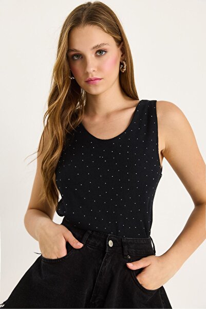 Hiccup Knitted summer blouse with Printed , thick model, Bianco Lucci