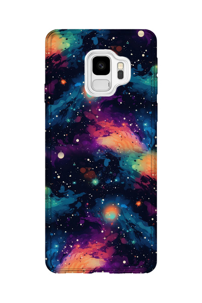 lelia حافظة هاتف شفافة مطبوعة متوافقة مع هاتف سامسونج جالاكسي S9 |   مجموعة ك...