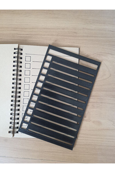 DU&ER Set de șabloane pentru planificator de caiete minimaliste, compatibil c...