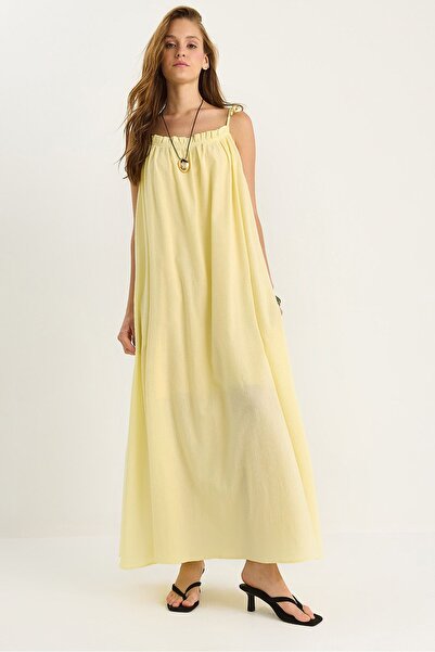 Hiccup LUCCI Maxi Dress with Ruffle Detaly