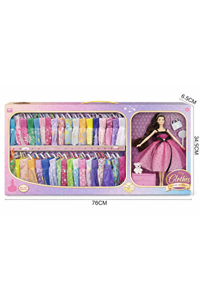 OEM Princess Doll Set with 36 Dresses and Accessories – Dress Up Game for Gir...
