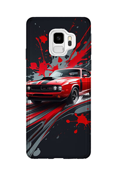 lelia حافظة هاتف شفافة مطبوعة متوافقة مع هاتف سامسونج جالاكسي S9 |   مجموعة ا...