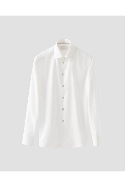 Eton Beyaz Contemporary Poplin Gömlek