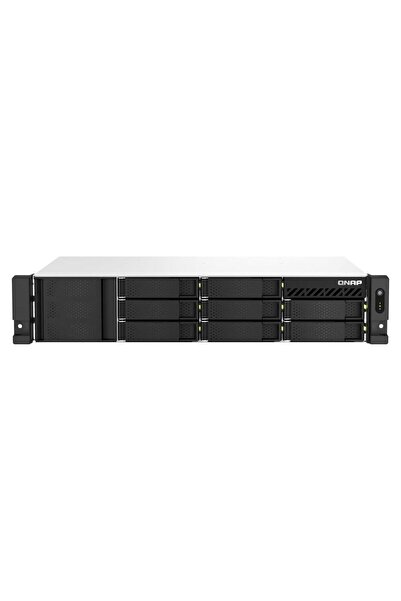 Qnap 8-Bay NAS Server, 2U, Intel Celeron 2.9GHz, 8GB DDR4, Dual 300W Power - ...