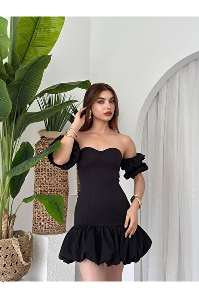 MODALİST Short chic women's dress Suzen