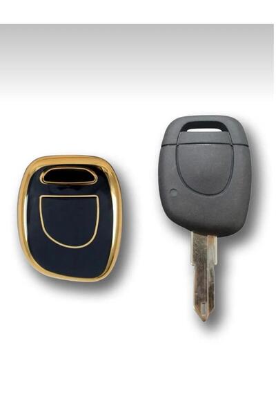 ÖZEN KEYS Renault Clio 1, 2, Kangoo 1 Buton Siyah Oto Anahtar Kumanda Kabı Kı...