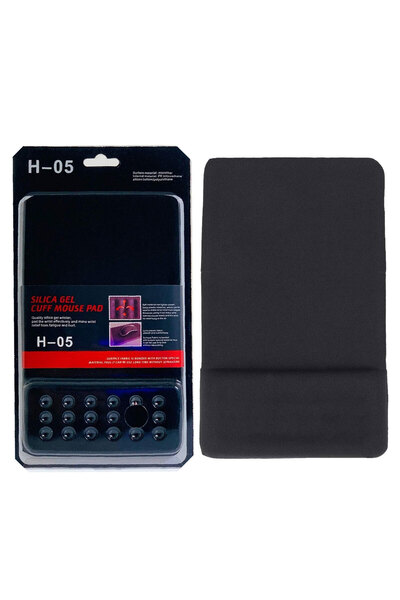 Generic Mouse Pad with Comfortable Silica Gel Wrist Cuff for Smooth & Pain-Fr...