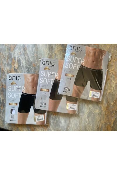 Anıt 92% Cotton, 8% Lycra Cotton Men's Boxer 1115