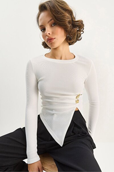 Hiccup Bluza LUCCI Crew Neck lunge vastenge thaj detalura e aksesorienge