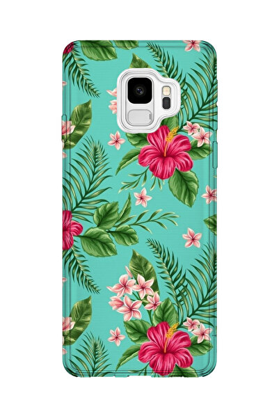 lelia حافظة هاتف شفافة مطبوعة متوافقة مع هاتف سامسونج جالاكسي S9 |   مجموعة ف...