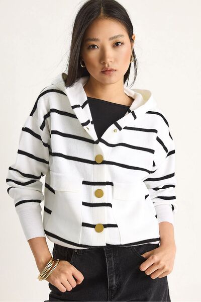 Hiccup LUCCI Hooded hooded cardigan