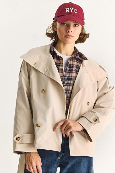 Hiccup LUCCI Oversize Buttoned Trench Coat