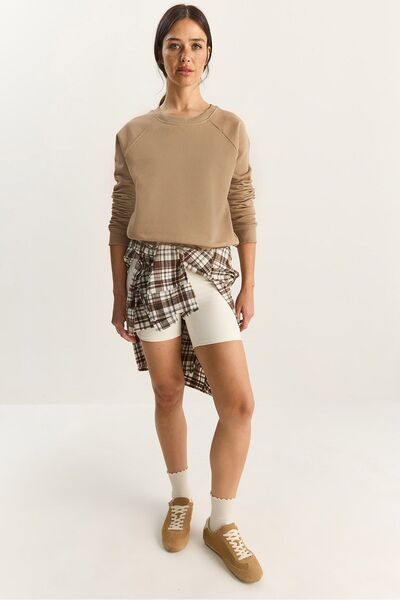 Hiccup Knitted sweatshirt with round collar and relaxed fit LUCCI