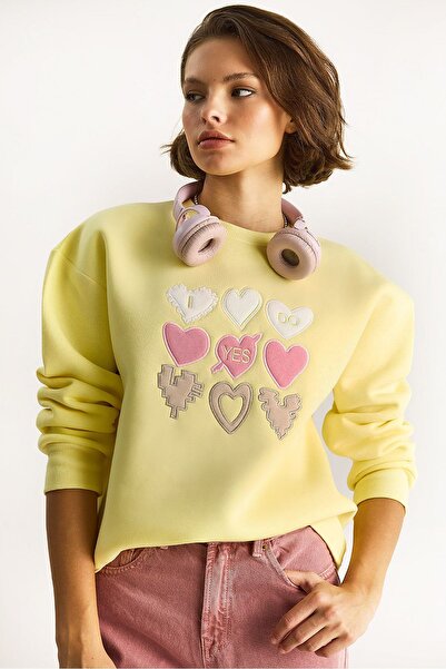 Hiccup LUCCI relaxed fit crew neck sweatshirt with Printed