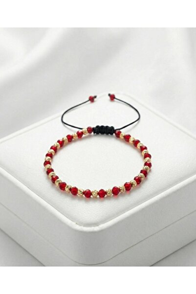 Handmade Adjustable Bracelet With Stone-Embellished Flame 1