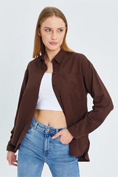 Hiccup Mixray long sleeve button-down shirt with Functional Pocket