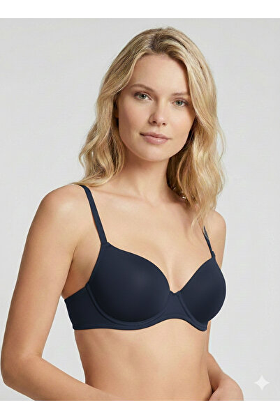 Viuma Women's Navy Blue V620561 Milan Underwire Push up / Padded Removable St...