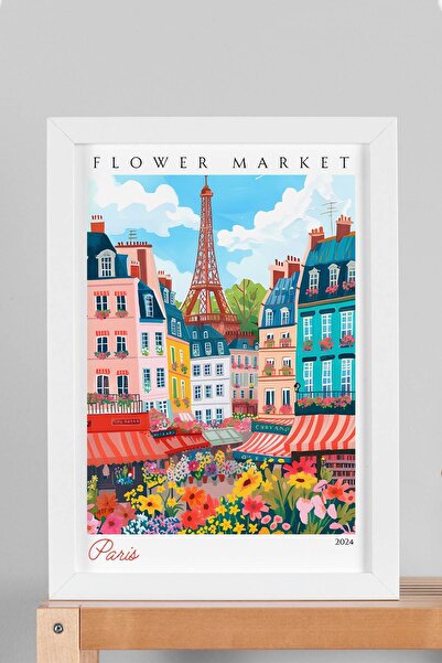 Saturn Paris France Framed Painting Travel Enthusiasts' Aesthetic Wall Decor ...